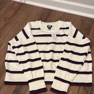 NWT Lands’ End Women's Striped Sweater